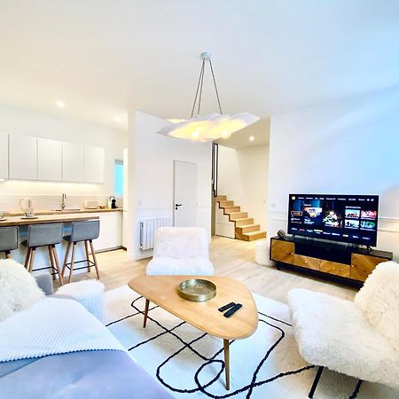 Velvet - Best Keys - Maison Duplex Elegante - Plein Centre Ville - Deco Minimaliste & Cosy - Literie Haut De Gamme - 2 Chambres Separees - Lit Queen Size & 1 Canape Convertible - Smart Tv - Wifi Fibre - Check-In Autonome Sens Exteriér fotografie